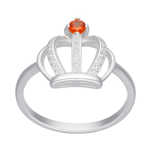 Anillo Corona Circón Granate