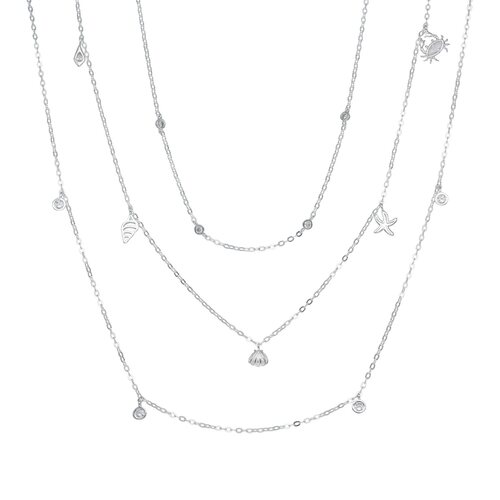 Collar Triple Chiches Marinos