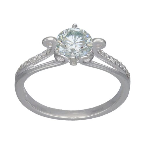 Anillo Circones Pavé Solitario