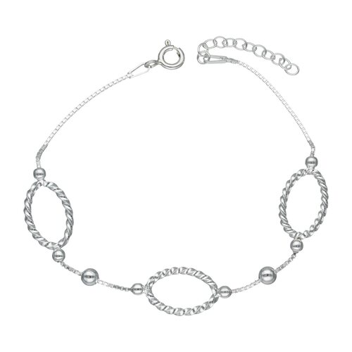 Pulsera Esferas Óvalos Entorchados