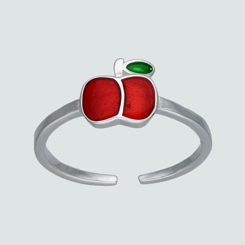 Anillo Ajustable Manzana Esmaltada