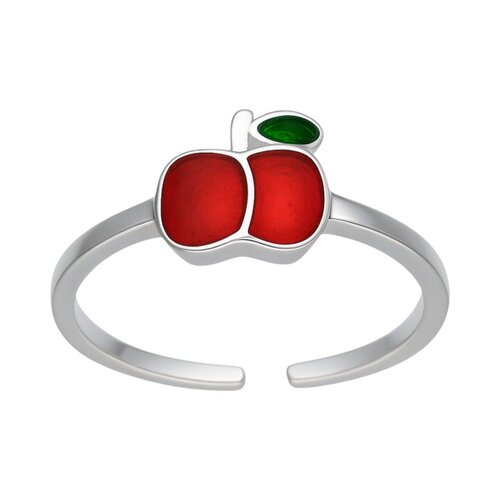 Anillo Ajustable Manzana Esmaltada
