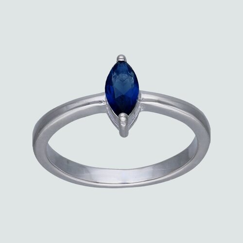 Anillo Circón Zafiro Ovalado