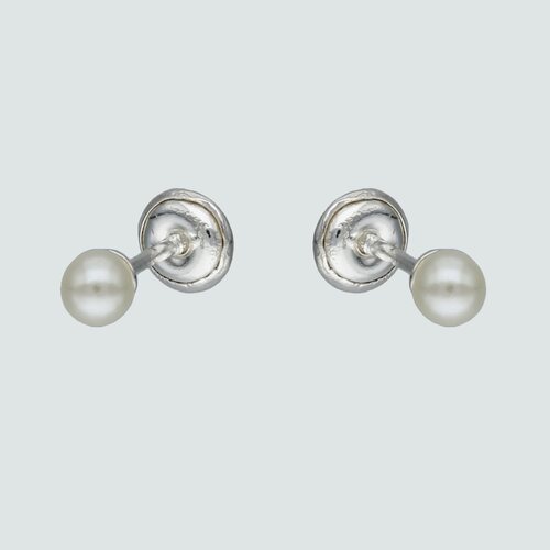 Aro con Tope Perla 4 mm
