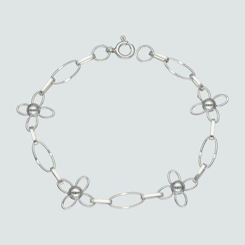 Pulsera Óvalos y Flores