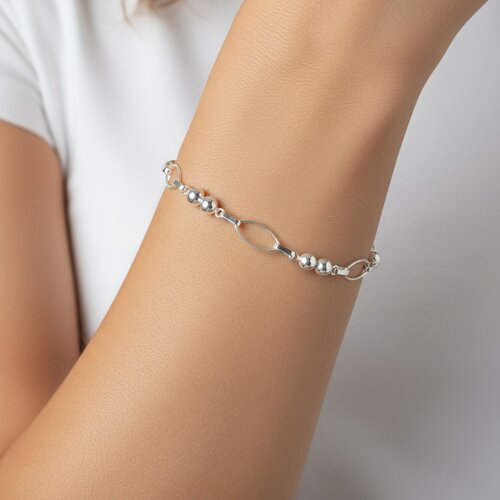 Pulsera Óvalos y Media Esferas