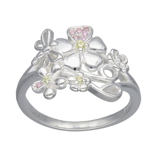 Anillo Libélula Flores Circones Multicolor
