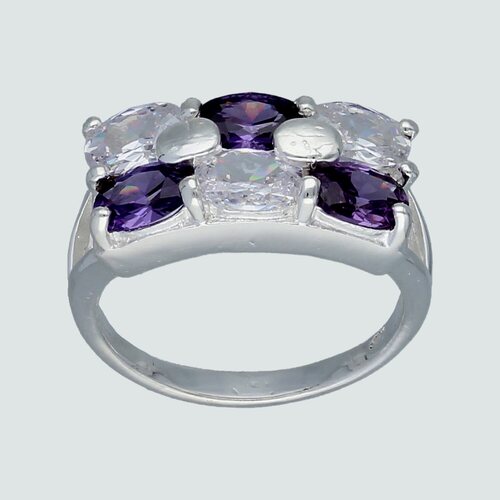 Anillo Circones Amatista Ovalado