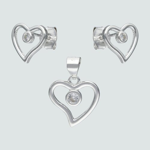 Conjunto Corazón Circón