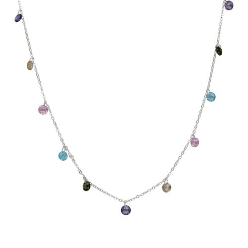 Collar Cristales Hecho con Swarovski® Multicolor