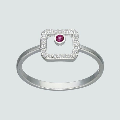 Anillo Circón Rubí