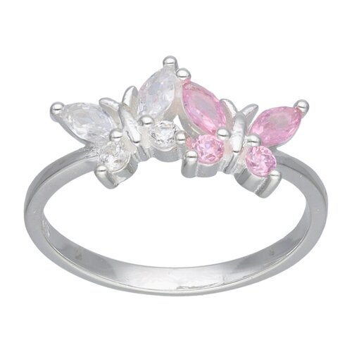 Anillo Mariposas Circones Rosa Francia