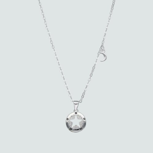 Collar Media Luna Estrella Circones