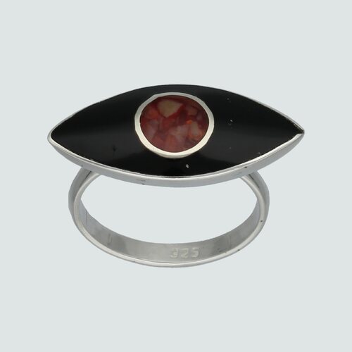 Anillo Ojo Turco Piedra Picada