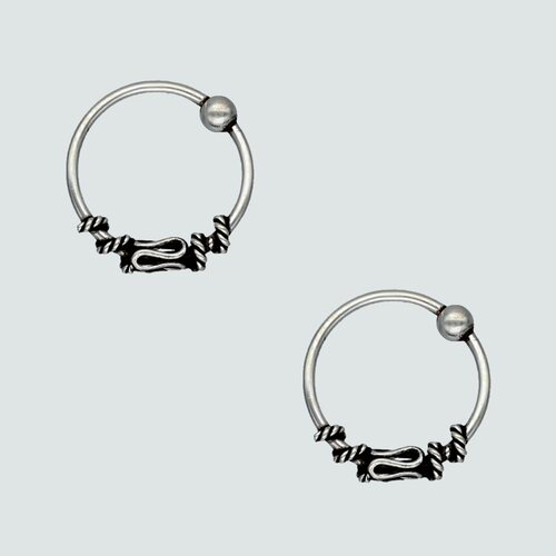 Piercing Argolla Bali 10 mm
