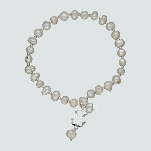 Pulsera Elástica Perlas Oso