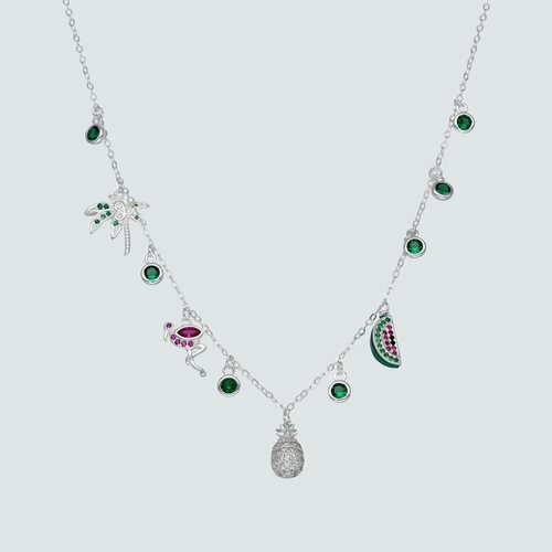 Collar Tropical Circones Multicolor