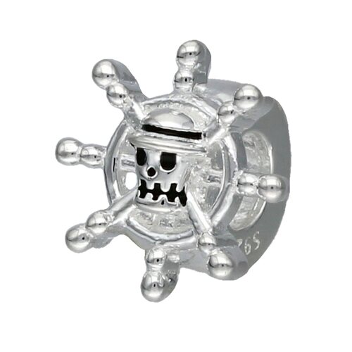 Colgante Charm Timón Calavera
