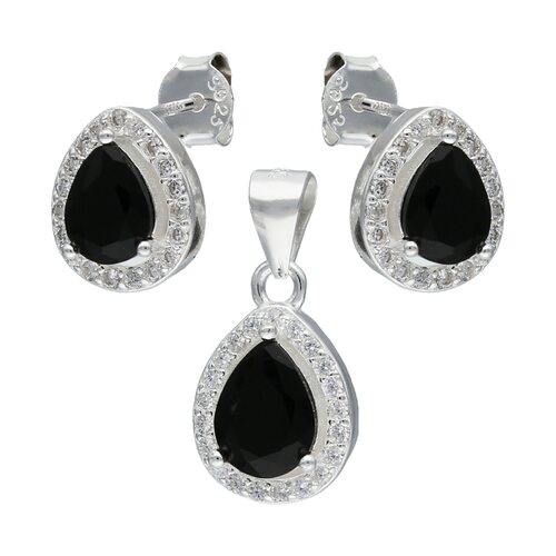 Conjunto Gota Circón Ónix