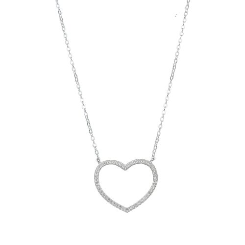 Collar Corazón con Circones