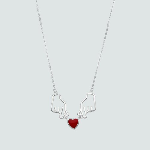 Collar Símbolo de Amor Esmaltado