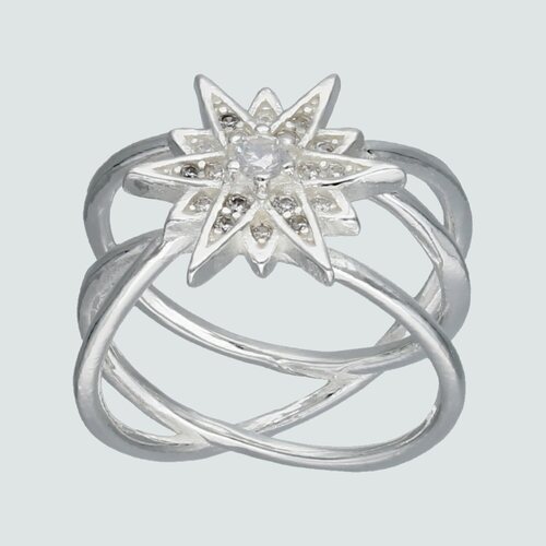 Anillo Flor con Circones