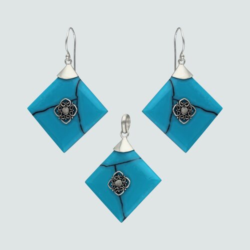 Conjunto Rombo Turquesa
