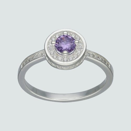 Anillo Circón Amatista