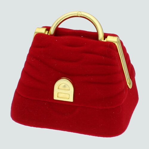 Cartera de Terciopelo Roja
