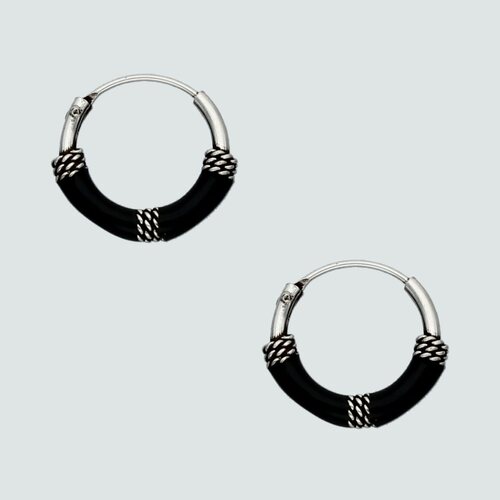 Argolla Bali Esmaltada 12 mm