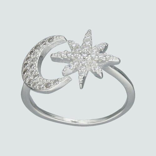 Anillo Midi Media Luna Estrella Circones