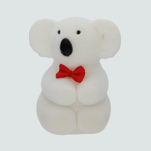 Koala de Terciopelo Blanco