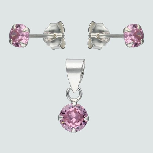 Conjunto Circón Rosa Francia