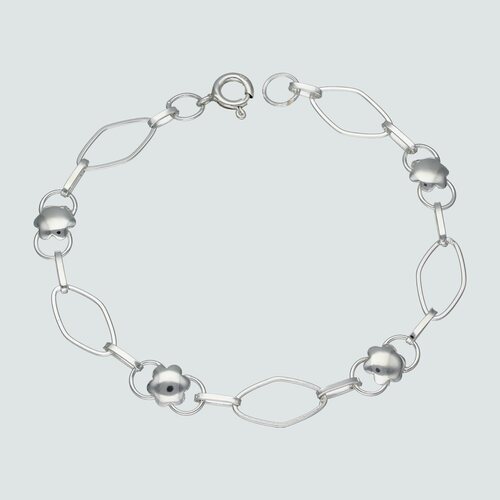 Pulsera Rombos y Flores