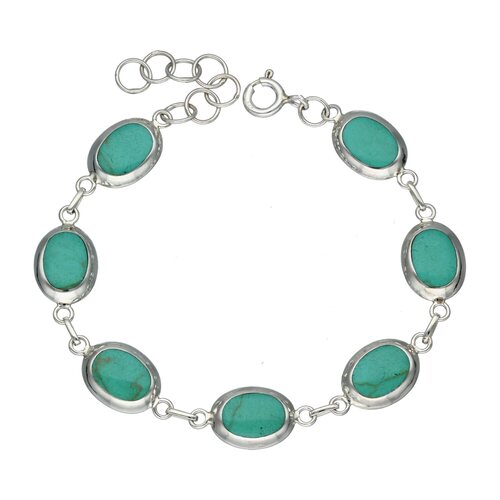 Pulsera Reversible Turquesa Nácar