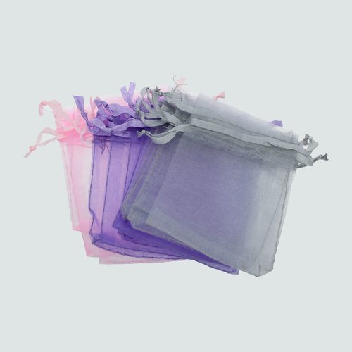 Bolsas Organza, 15 Unidades Colores al Azar