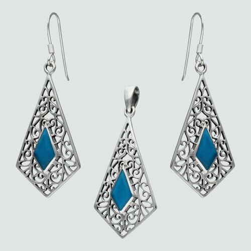 Conjunto Rombo Turquesa