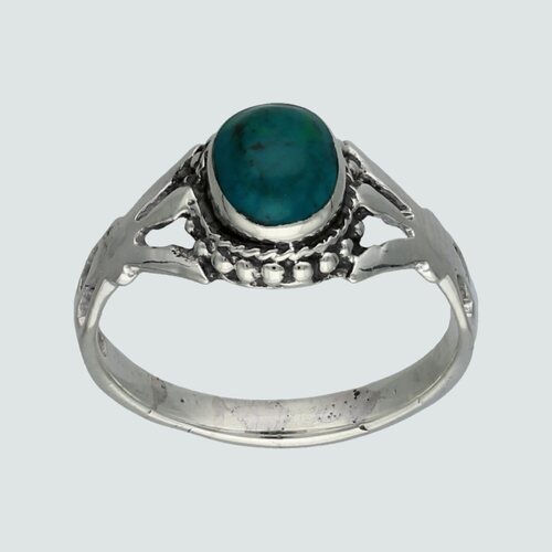 Anillo Crisocola Ovalado