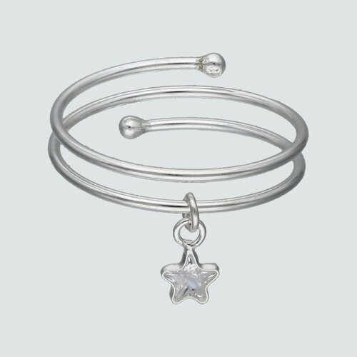 Anillo Espiral Estrella Circón