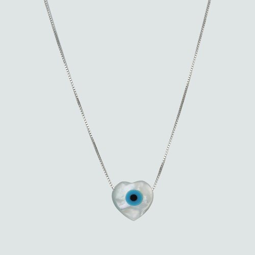 Collar Corazón Ojo Turco