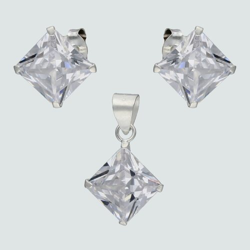 Conjunto Circón 8x8 mm