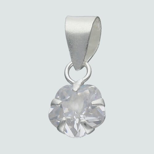 Colgante Flor Circón 6x6 mm