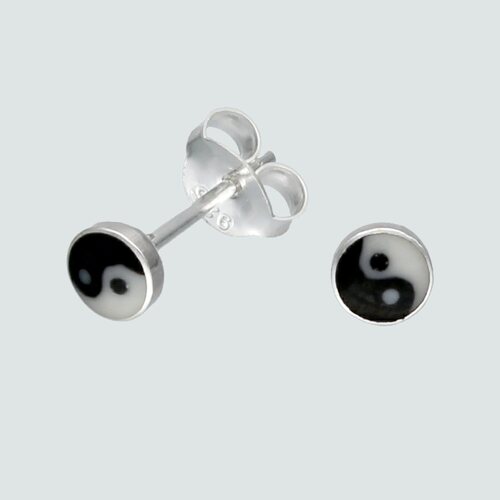 Aro Yin Yang Nácar Ónix