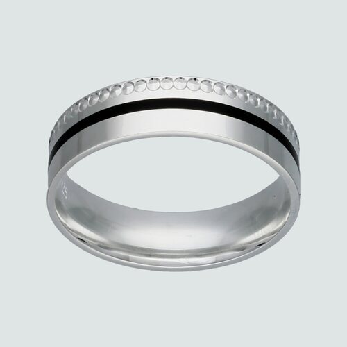 Anillo Línea Circulos Facetados