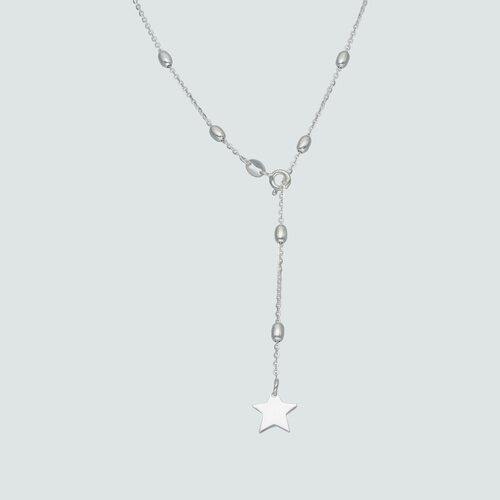 Collar Cascada Ajustable Óvalos y Estrella