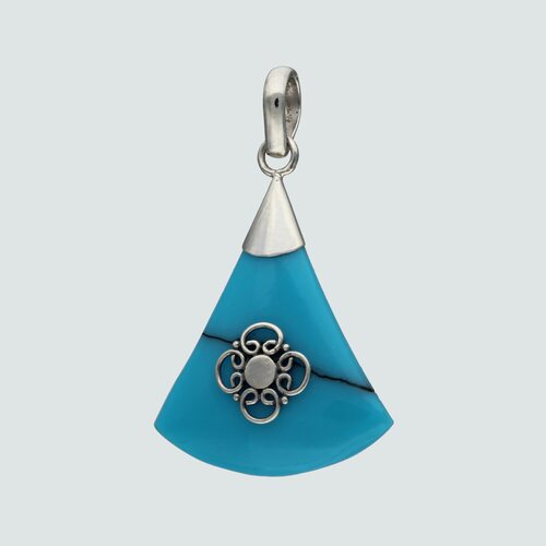 Colgante Triangulo Turquesa