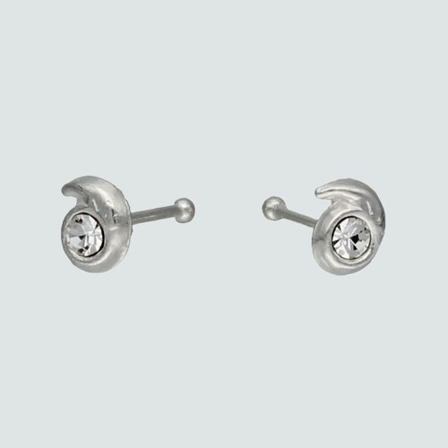 Piercing Media Luna Circón
