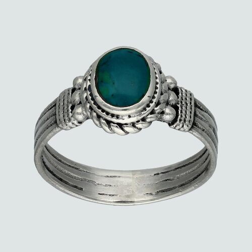Anillo Crisocola Ovalado
