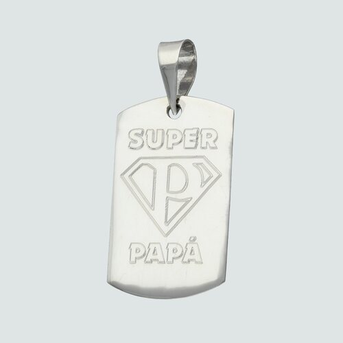 Colgante Placa Super Papá
