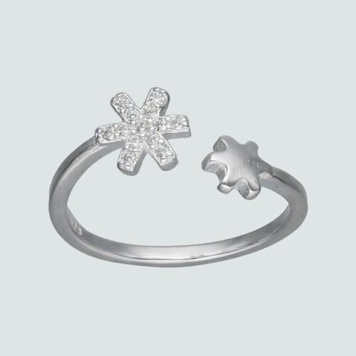 Anillo Midi Flores Circones